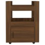Carrito de cocina madera contrachapada marrón roble 60x45x80cm | Foro24.es | Tu tienda online para hogar, jardín y más Foro24.es