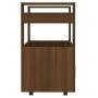 Carrito de cocina madera contrachapada marrón roble 60x45x80cm | Foro24.es | Tu tienda online para hogar, jardín y más Foro24.es