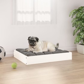 Cama para perros madera maciza de pino blanco 61,5x49x9 cm von , Betten für Hunde - Ref: Foro24-820852, Preis: 27,59 €, Rabat...