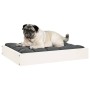 Cama para perros madera maciza de pino blanco 61,5x49x9 cm by , Beds for dogs - Ref: Foro24-820852, Price: 27,59 €, Discount: %