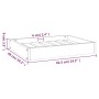 Cama para perros madera maciza de pino blanco 61,5x49x9 cm by , Beds for dogs - Ref: Foro24-820852, Price: 27,59 €, Discount: %