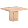 Mesa de comedor de madera maciza de mango 120x120x77 cm de , Mesas de cocina y de comedor - Ref: Foro24-288117, Precio: 522,7...