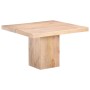 Mesa de comedor de madera maciza de mango 120x120x77 cm de , Mesas de cocina y de comedor - Ref: Foro24-288117, Precio: 522,7...