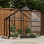 Invernadero de vidrio gris antracita aluminio 155x103x191cm von , Gewächshäuser - Ref: Foro24-3082333, Preis: 357,16 €, Rabat...