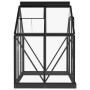 Invernadero de vidrio gris antracita aluminio 155x103x191cm von , Gewächshäuser - Ref: Foro24-3082333, Preis: 357,16 €, Rabat...