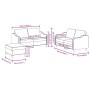 Juego de sofás con cojines 3 piezas tela negro by , Sofas - Ref: Foro24-3201814, Price: 466,39 €, Discount: %