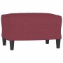 Juego de sofás con cojines 4 piezas tela rojo tinto | Foro24.es | Tu tienda online para hogar, jardín y más Foro24.es