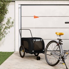 Remolque de bicicleta mascotas hierro tela Oxford negro von , Kinderwagen für Haustiere - Ref: Foro24-94031, Preis: 88,79 €, ...