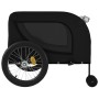 Remolque de bicicleta mascotas hierro tela Oxford negro by , pet strollers - Ref: Foro24-94031, Price: 88,79 €, Discount: %