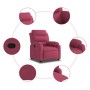 Sillón reclinable de terciopelo rojo tinto | Foro24.es | Tu tienda online para hogar, jardín y más Foro24.es