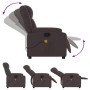 Sillón de masaje reclinable de tela marrón oscuro | Foro24.es | Tu tienda online para hogar, jardín y más Foro24.es