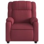 Sillón de masaje reclinable de tela color vino tinto by , Armchairs - Ref: Foro24-373551, Price: 190,99 €, Discount: %