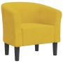 Sillón de terciopelo amarillo by , Armchairs - Ref: Foro24-356448, Price: 168,42 €, Discount: %