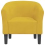 Sillón de terciopelo amarillo by , Armchairs - Ref: Foro24-356448, Price: 168,42 €, Discount: %