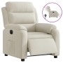 Sillón reclinable eléctrico de terciopelo blanco crema von , Sessel - Ref: Foro24-3205079, Preis: 277,10 €, Rabatt: -5%%