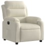 Sillón reclinable eléctrico de terciopelo blanco crema von , Sessel - Ref: Foro24-3205079, Preis: 277,10 €, Rabatt: -5%%