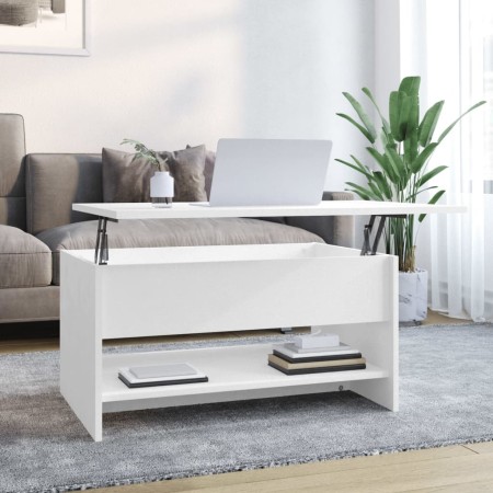 Couchtisch aus weißem Sperrholz, 80 x 50 x 40 cm von vidaXL, Couchtisch - Ref: Foro24-809656, Preis: 77,55 €, Rabatt: %