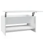 Couchtisch aus weißem Sperrholz, 80 x 50 x 40 cm von vidaXL, Couchtisch - Ref: Foro24-809656, Preis: 76,36 €, Rabatt: %
