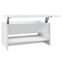Couchtisch aus weißem Sperrholz, 80 x 50 x 40 cm von vidaXL, Couchtisch - Ref: Foro24-809656, Preis: 77,55 €, Rabatt: %