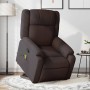 Silla de masaje reclinable de pie de tela marrón oscuro | Foro24.es | Tu tienda online para hogar, jardín y más Foro24.es
