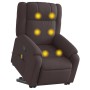 Silla de masaje reclinable de pie de tela marrón oscuro | Foro24.es | Tu tienda online para hogar, jardín y más Foro24.es