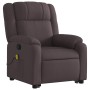 Silla de masaje reclinable de pie de tela marrón oscuro | Foro24.es | Tu tienda online para hogar, jardín y más Foro24.es