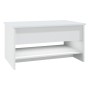 Couchtisch aus weißem Sperrholz, 80 x 50 x 40 cm von vidaXL, Couchtisch - Ref: Foro24-809656, Preis: 77,55 €, Rabatt: %