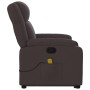 Silla de masaje reclinable de pie de tela marrón oscuro | Foro24.es | Tu tienda online para hogar, jardín y más Foro24.es