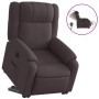 Sillón eléctrico reclinable elevable de tela marrón oscuro by , Armchairs - Ref: Foro24-3205231, Price: 331,41 €, Discount: -5%%