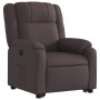 Sillón eléctrico reclinable elevable de tela marrón oscuro by , Armchairs - Ref: Foro24-3205231, Price: 331,41 €, Discount: -5%%