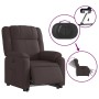 Sillón eléctrico reclinable elevable de tela marrón oscuro by , Armchairs - Ref: Foro24-3205231, Price: 331,41 €, Discount: -5%%