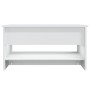 Couchtisch aus weißem Sperrholz, 80 x 50 x 40 cm von vidaXL, Couchtisch - Ref: Foro24-809656, Preis: 77,55 €, Rabatt: %