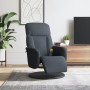 Sillón reclinable masaje con reposapiés terciopelo gris oscuro by , Armchairs - Ref: Foro24-356694, Price: 224,46 €, Discount: %