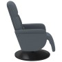 Sillón reclinable masaje con reposapiés terciopelo gris oscuro by , Armchairs - Ref: Foro24-356694, Price: 224,46 €, Discount: %