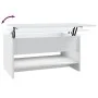 Couchtisch aus weißem Sperrholz, 80 x 50 x 40 cm von vidaXL, Couchtisch - Ref: Foro24-809656, Preis: 76,36 €, Rabatt: %