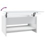 Couchtisch aus weißem Sperrholz, 80 x 50 x 40 cm von vidaXL, Couchtisch - Ref: Foro24-809656, Preis: 77,55 €, Rabatt: %