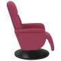 Sillón reclinable masaje con reposapiés terciopelo rojo tinto by , Armchairs - Ref: Foro24-356696, Price: 199,50 €, Discount: %