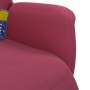 Sillón reclinable masaje con reposapiés terciopelo rojo tinto by , Armchairs - Ref: Foro24-356696, Price: 199,50 €, Discount: %