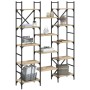 Estantería madera de ingeniería roble Sonoma 127,5x28,5x172,5cm by , Bookcases and shelves - Ref: Foro24-838869, Price: 122,0...