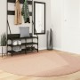 Alfombra de pelo corto suave lavable HUARTE rosado Ø 200 cm by , Rugs - Ref: Foro24-375164, Price: 77,68 €, Discount: %