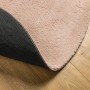 Alfombra de pelo corto suave lavable HUARTE rosado Ø 200 cm by , Rugs - Ref: Foro24-375164, Price: 77,68 €, Discount: %
