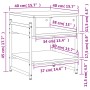 Mesa de centro madera de ingeniería roble ahumado 40x40x45 cm von , Couchtisch - Ref: Foro24-838965, Preis: 35,73 €, Rabatt: ...
