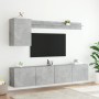 Muebles de TV de pared 5 pzas madera ingeniería gris hormigón von , TV-Möbel - Ref: Foro24-3216499, Preis: 151,44 €, Rabatt: %