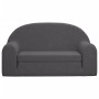 Sofá cama de niños 2 plazas felpa suave gris antracita von , Baby- und Kleinkindmöbel - Ref: Foro24-357024, Preis: 54,46 €, R...