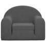 Sofá cama infantil felpa suave gris antracita by , Baby and Toddler Furniture - Ref: Foro24-357018, Price: 41,83 €, Discount: %
