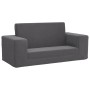 Sofá cama de niños 2 plazas felpa suave gris antracita von , Baby- und Kleinkindmöbel - Ref: Foro24-357030, Preis: 69,72 €, R...