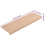 Alfombrillas de escalera 5 unidades marrón 65x21x4 cm | Foro24.es | Tu tienda online para hogar, jardín y más Foro24.es