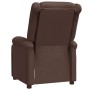 Sillón reclinable de cuero sintético marrón | Foro24.es | Tu tienda online para hogar, jardín y más Foro24.es