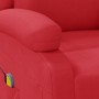 Sillón de masaje de cuero sintético rojo by , Electric massage chairs - Ref: Foro24-340167, Price: 232,65 €, Discount: %