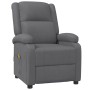 Sillón de masaje de cuero sintético gris de , Sillones de masaje eléctricos - Ref: Foro24-340165, Precio: 200,86 €, Descuento: %